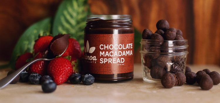 Image of jar of chocolate macadamia spread