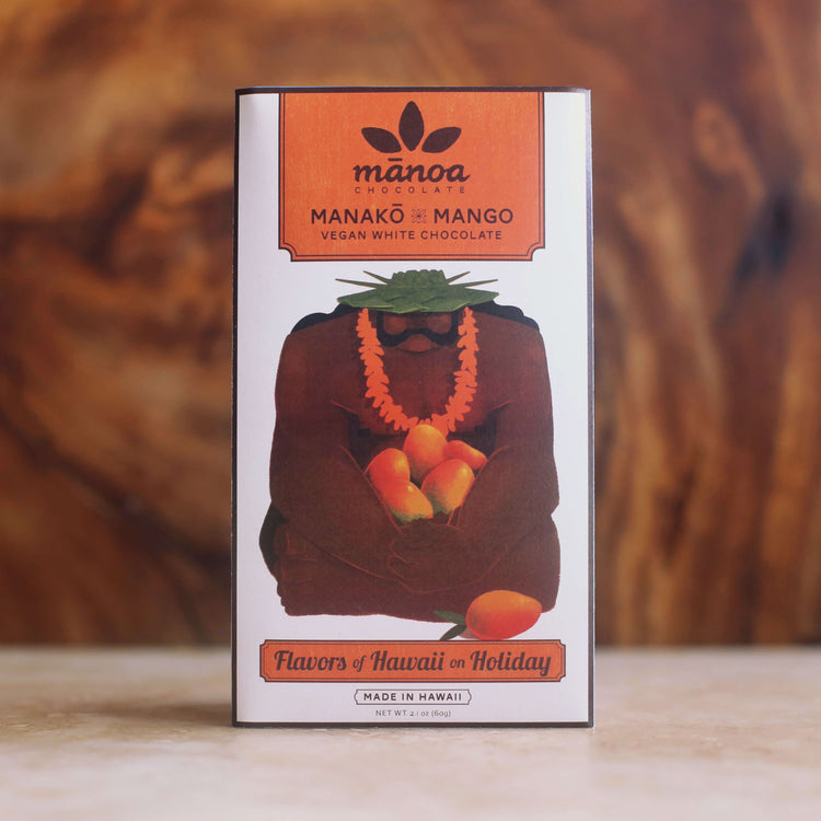 Makako mango white chocolate bar