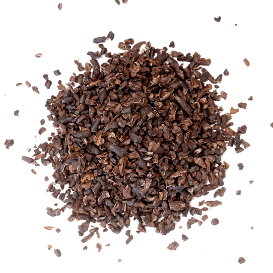 Image of a pile of cacao nibs