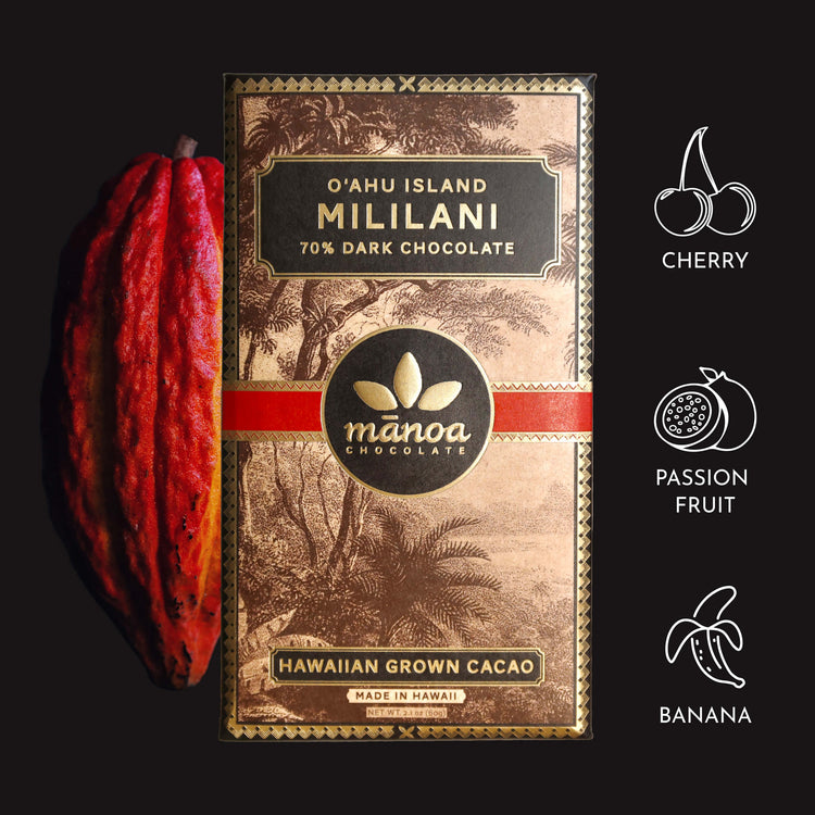 Tasting notes of cherry, passion fruit and banana