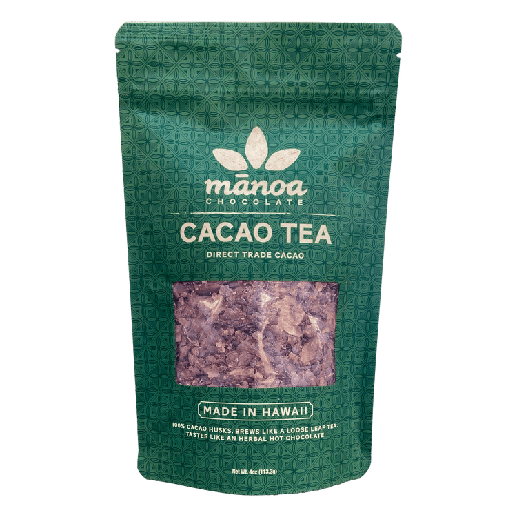 Image of green cacao tea pouch