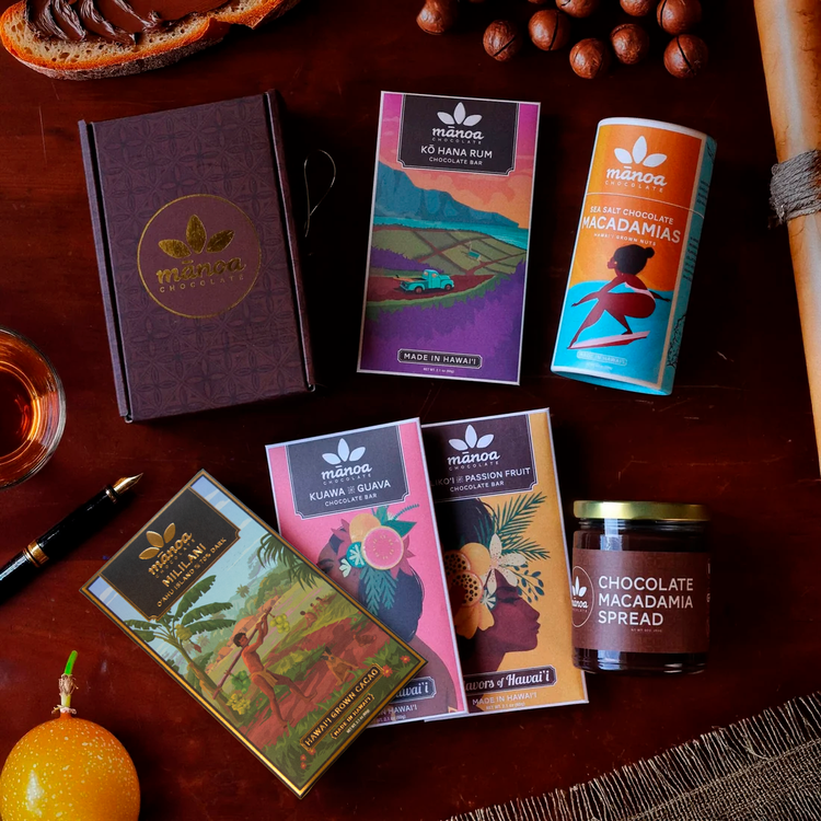 Image of the manoa chocolate island explorer assortment