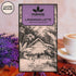 Image of Lavender Latte dark milk chocolate bar, indicating that this is a limited release