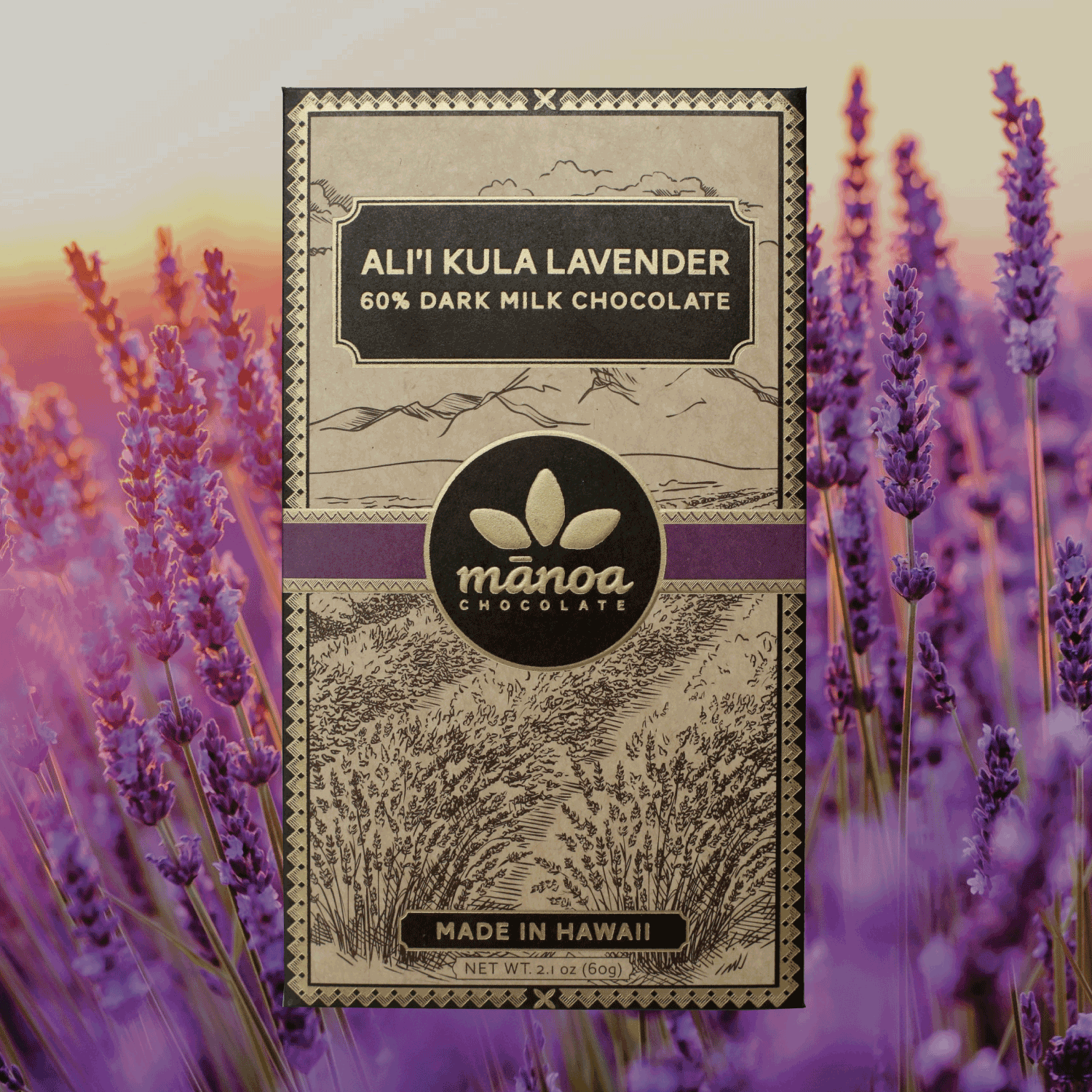 Image of Lavender chocolate bar