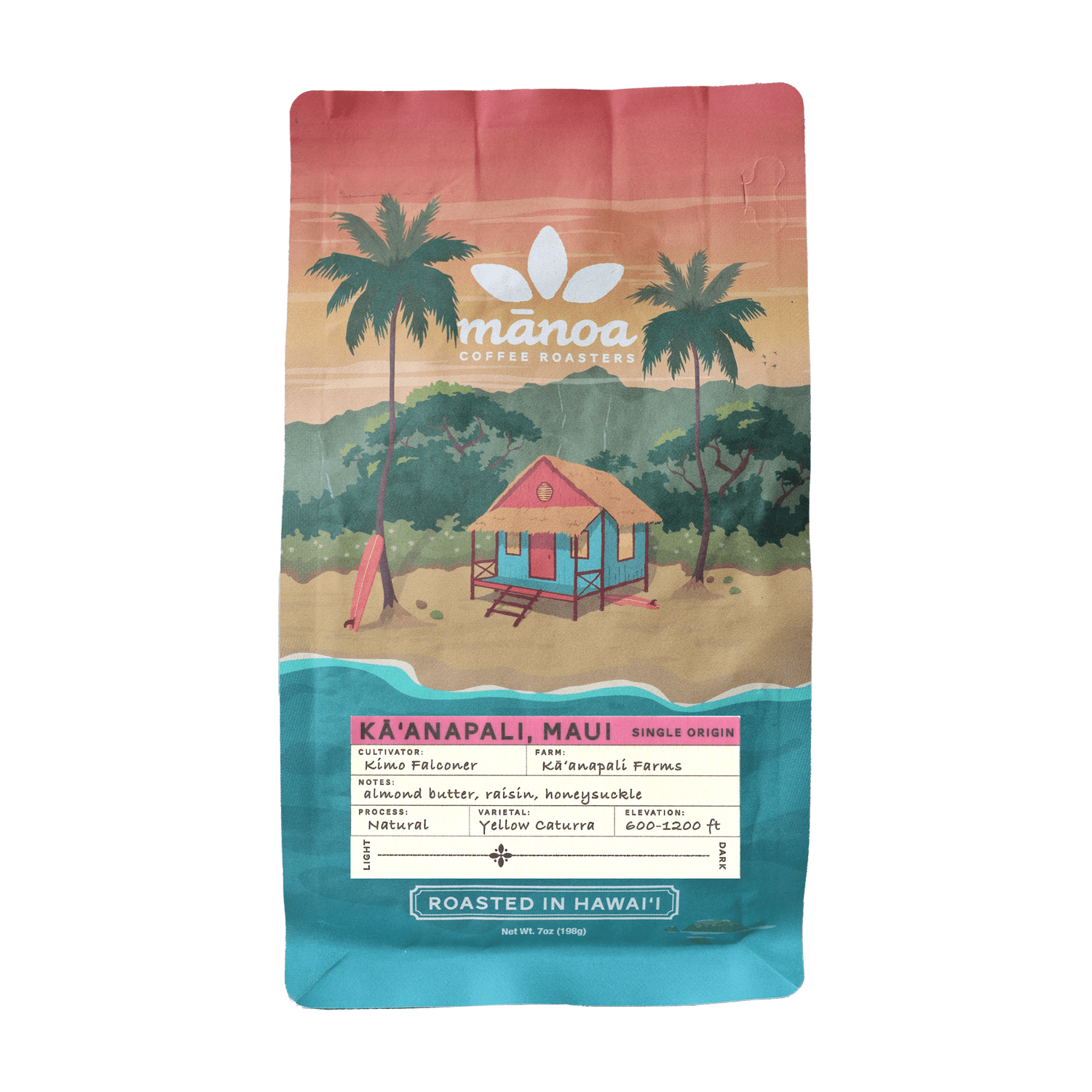 Image of 7 ounce Maui coffee bag