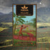 image of Mililani chocolate bar packaging with a scenic background of fields and mountains.