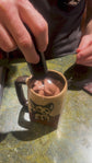 Video of the Mexican Hot Chocolate Bar being used to create a hot chocolate drink