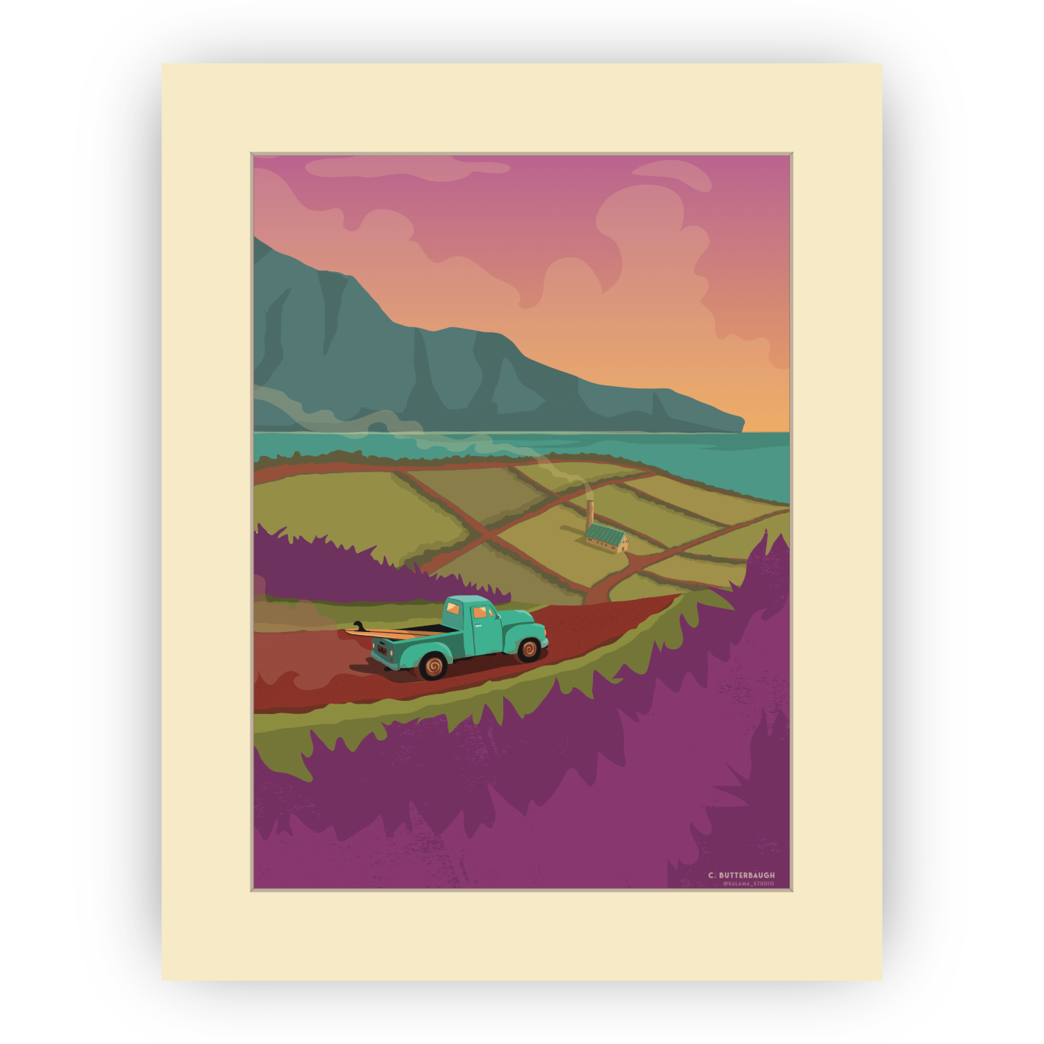 image of waialua sugar mill art print