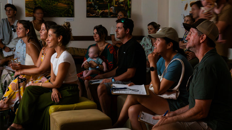 image of audience in chocolate factory theatre