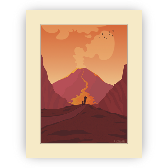 image of kilauea volcano art print