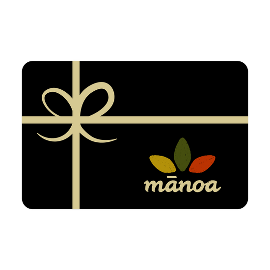 Manoa chocolate branded gift card