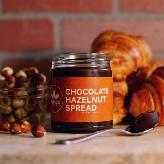 Image of a jar of chocolate hazelnut spread